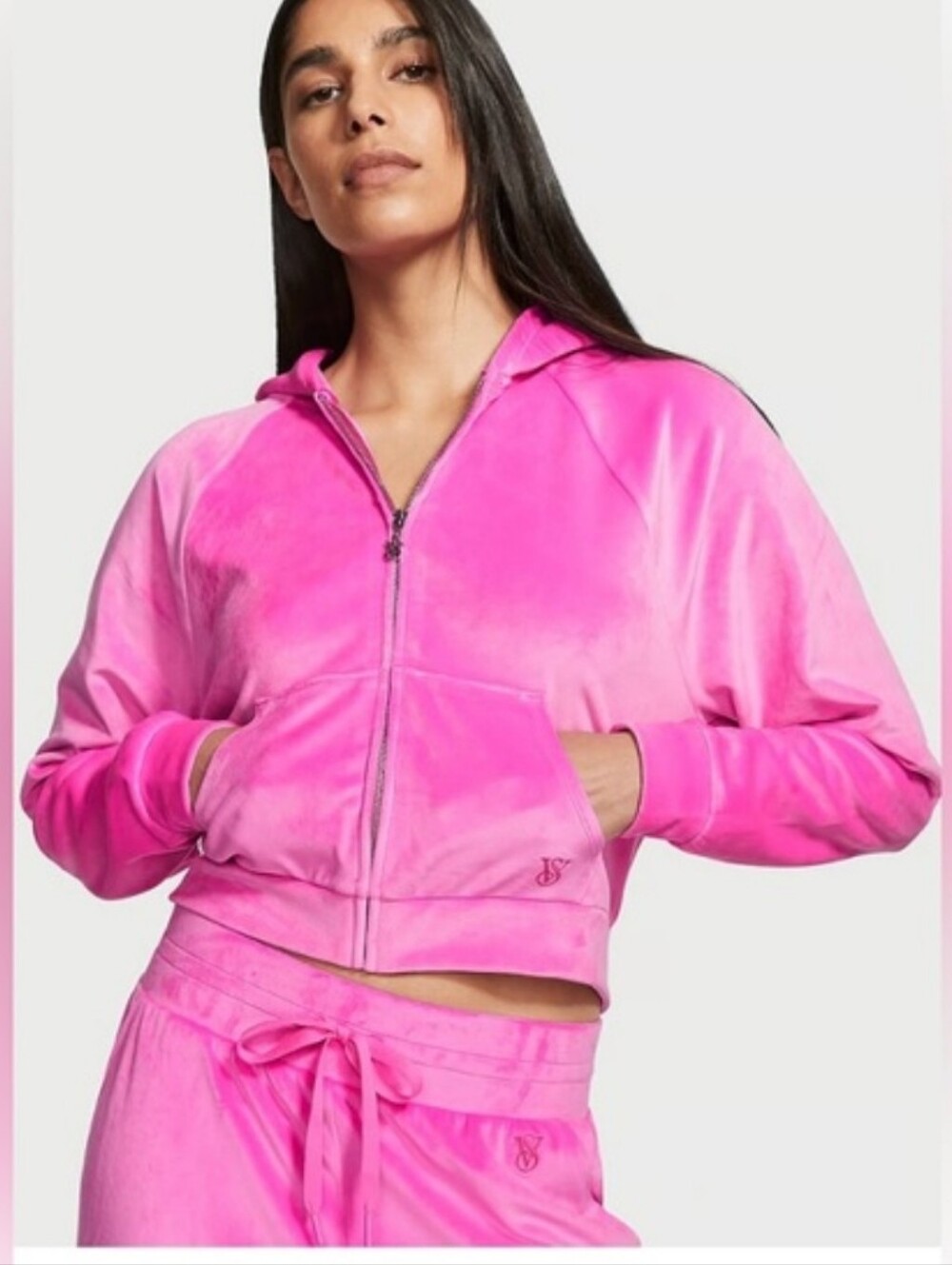 Victoria Secret On Point Y2k Style  Hoodie Jacket